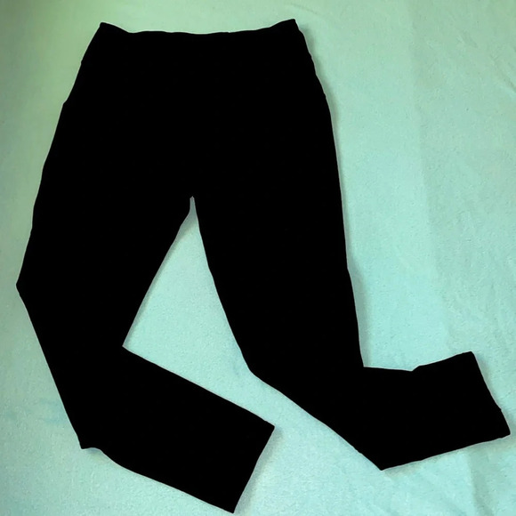CLIMATERIGHT by CUDDL DUDS leggings high rise back phone pocket black NEW size M - Picture 5 of 13
